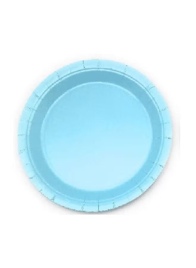 40-Piece Disposable Party Tableware Set Small Plates (8 x 7), Large Plates (8 x 9)inch - Image 3