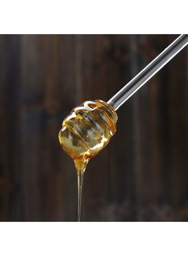 Mkono Glass Honey Jar with Dipper Transparent Honey Pot 265 ml, 9 Ounces - Image 5