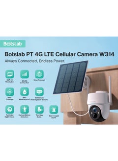 Botslab W314 – 4MP Smart Security Camera with 3K HD Video, Motion Detection, Two-Way Audio, Night Vision & Cloud Storage for Home & Office Surveillance  - Image 2