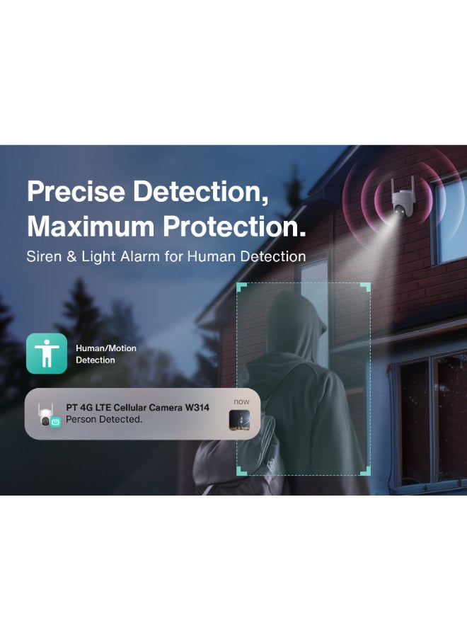 Botslab - W314 – 4MP Smart Security Camera with 3K HD Video, Motion Detection, Two-Way Audio, Night Vision & Cloud Storage for Home & Office Surveillance - Image 1