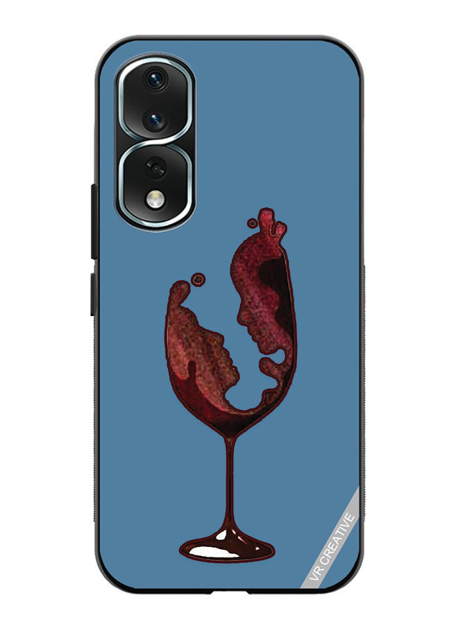 VR CREATIVE Protective Case Cover For Honor 80 Pro Wine Glass Art Design Multicolour - Image 1