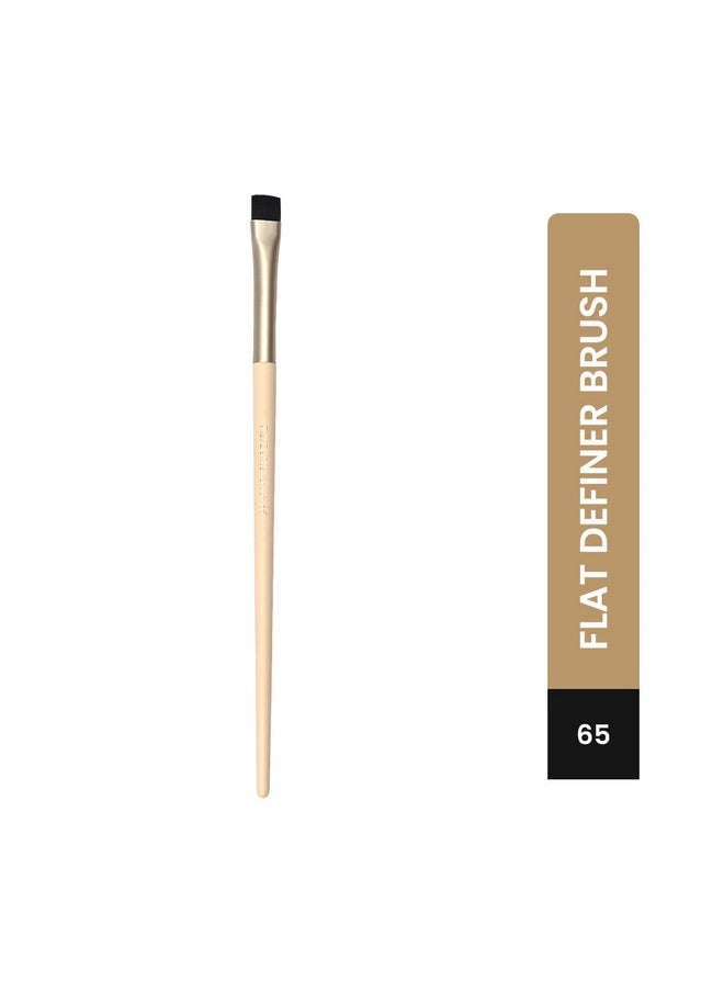Milagro Beauty Flat Eye Brush 65, Precision Brush For Defining Powder, Gel, And Cream Eye Makeup, Ideal For Eyebrow And Eyeliner Application  - Image 4