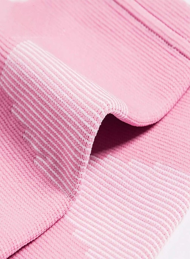 Luwint Kids Knit Elbow Brace Support Compression Arm Protection Sleeves for Volleyball Weightlifting Tennis Tendonitis, 1 Pair (Pink, Medium) - Image 3