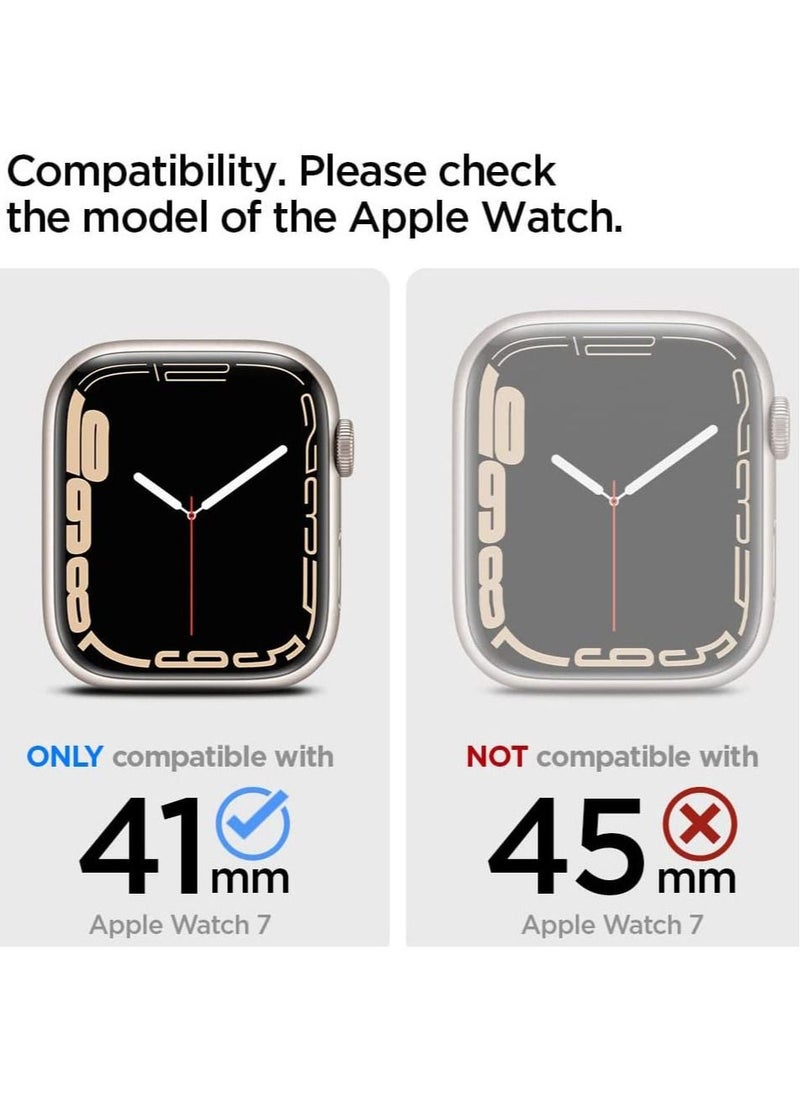 Spigen Thin Fit Apple Watch Series 8/7 (41mm) Case Cover - Blue  - Image 2