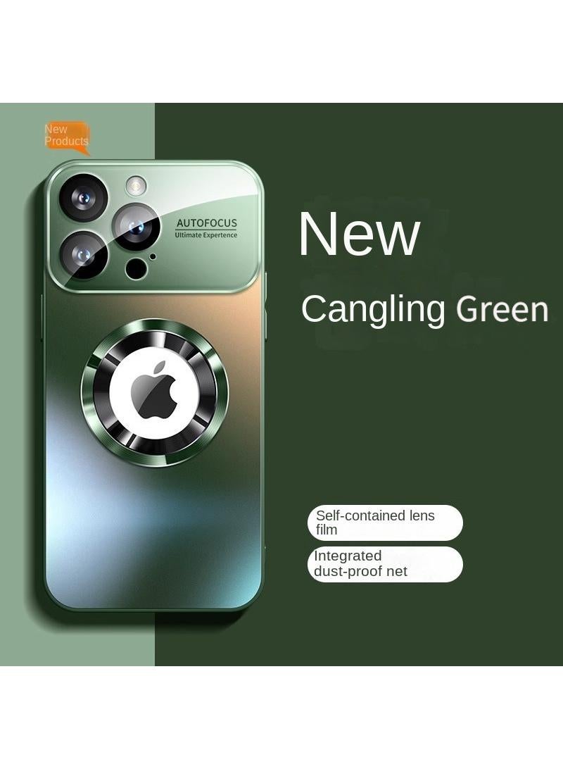 Y&D Applicable To Apple 11pro Matte Standard Leakage Magnetic Large Window Mirror Mobile Phone Protective Case - Image 1