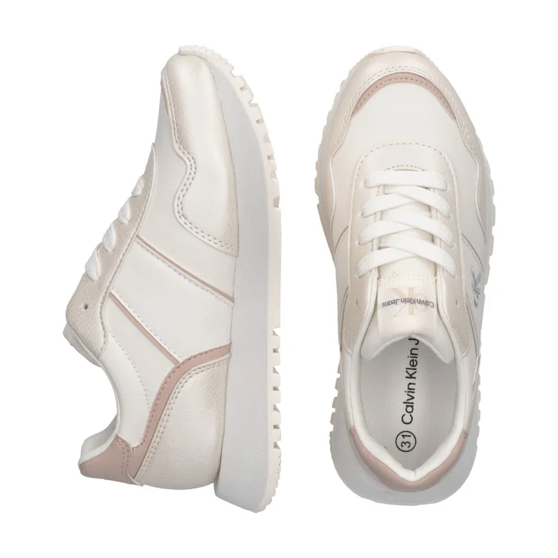 Calvin Klein Jeans  Youth Low Cut Lace Ups Sneakers for Women | Best Price UAE
