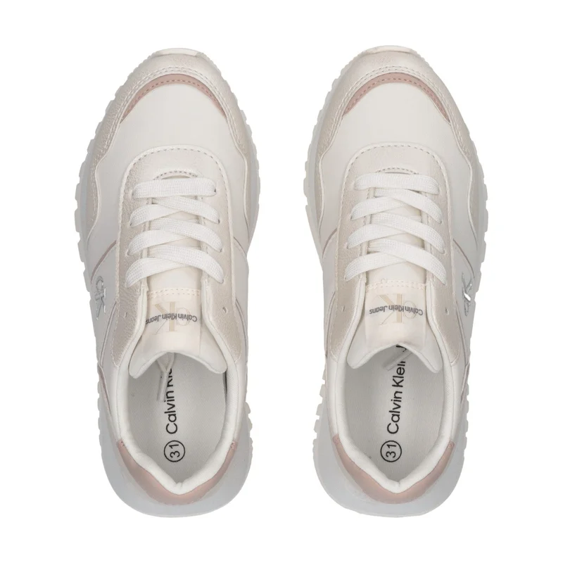 Calvin Klein Jeans  Youth Low Cut Lace Ups Sneakers for Women | Best Price UAE