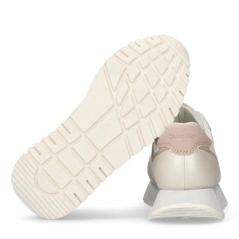 Calvin Klein Jeans  Youth Low Cut Lace Ups Sneakers for Women | Best Price UAE