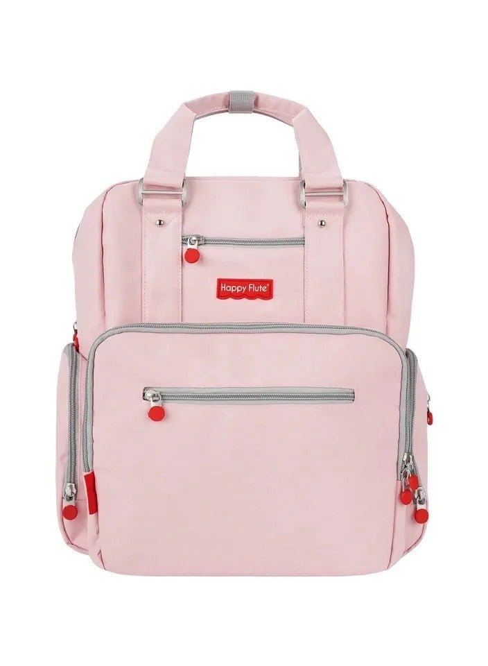 Fisher-Price Multi-Functional Infant Backpack – Durable, Stain-Resistant & Multi-Layer Baby Bag (Pink) - Image 2