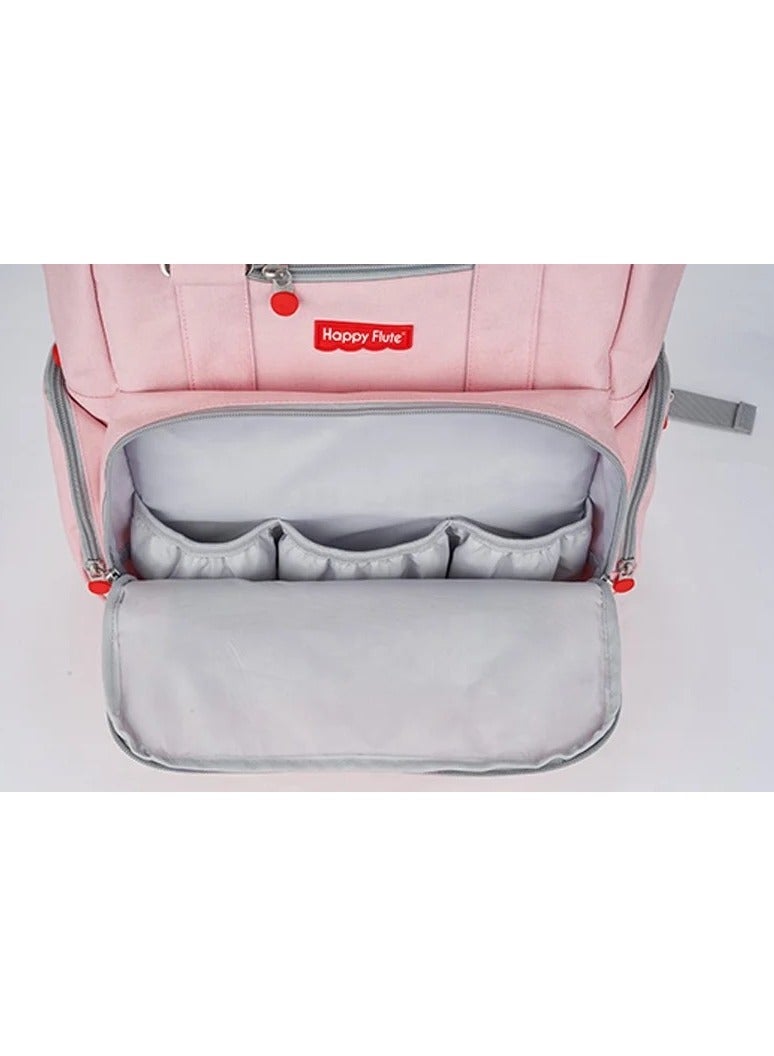 Fisher-Price Multi-Functional Infant Backpack – Durable, Stain-Resistant & Multi-Layer Baby Bag (Pink) - Image 5