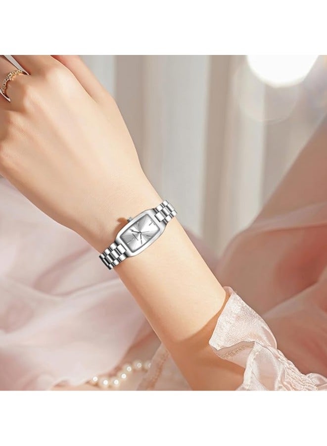 Sapphero ساعة نسائية، ساعة نسائية فاخرة، ساعة نسائية بسوار، ساعة صغيرة مقاومة للماء من الفولاذ المقاوم للصدأ حتى 3ATM - Image 3