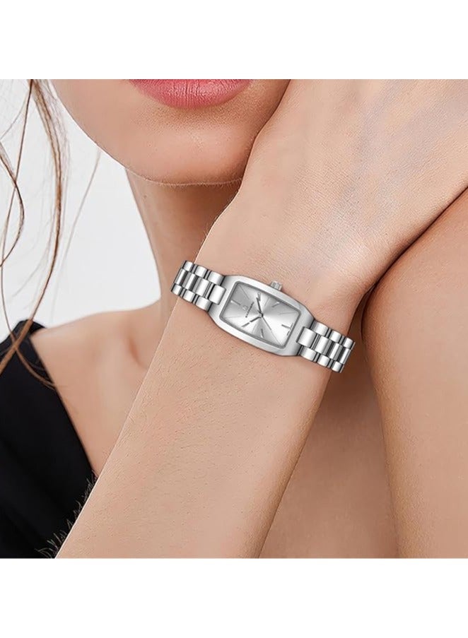 Sapphero ساعة نسائية، ساعة نسائية فاخرة، ساعة نسائية بسوار، ساعة صغيرة مقاومة للماء من الفولاذ المقاوم للصدأ حتى 3ATM - Image 4