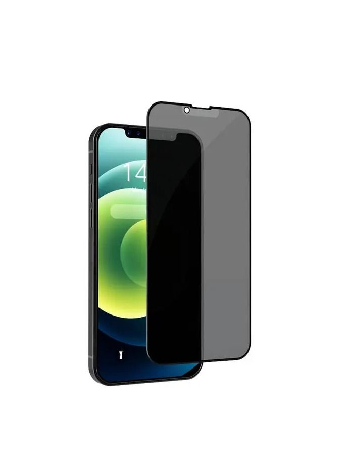 ديفيا واقي شاشة من الزجاج المقوى مرتين فان سيريز الخصوصية لهاتف آيفون 13 برو ماكس 6.7 بوصة (2021) - أسود - Image 1