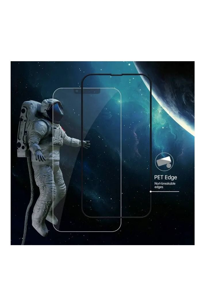 ديفيا واقي شاشة من الزجاج المقوى مرتين فان سيريز الخصوصية لهاتف آيفون 13 برو ماكس 6.7 بوصة (2021) - أسود - Image 4