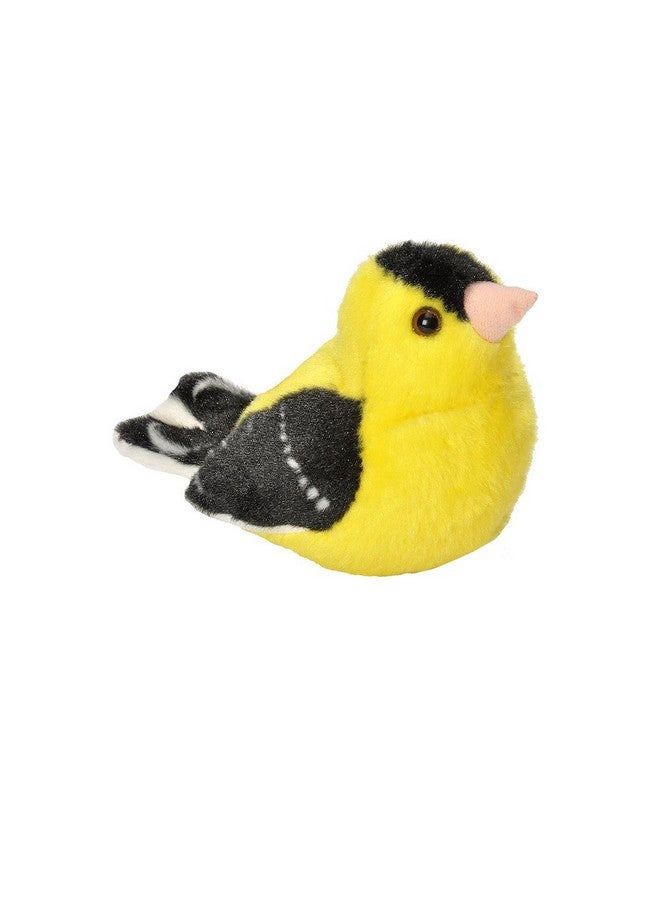 Wild Republic Wild Republic Audubon Birds American Goldfinch Plush with Authentic Bird Sound, Stuffed Animal, Bird Toys for Kids and Birders  - Image 2
