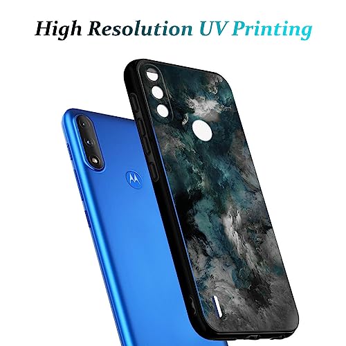 Plus Designer UV Printed Soft Silicone Flexible Back Case Cover Flexible for Motorola Moto E7 Power - D455 - Image 4
