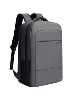T I G O 16 inch Waterproof Unisex Travel Backpack with USB Charging Port | Anti-Theft, Anti-Scratch Laptop Bag for Men, Women & Kids | Fits 16” Laptop Lightweight, Durable, Business & School Use Space Grey  - Image 1
