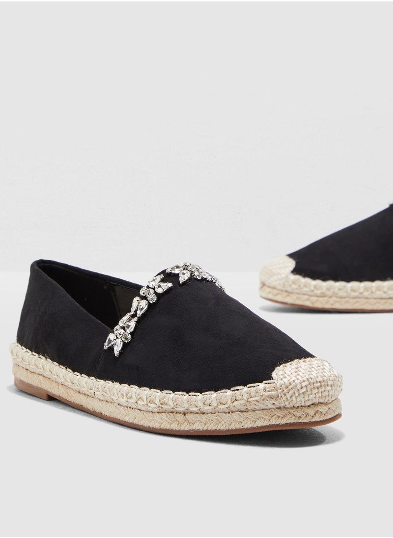 ELLA Espadrilles With Embellishment Detail - Image 2