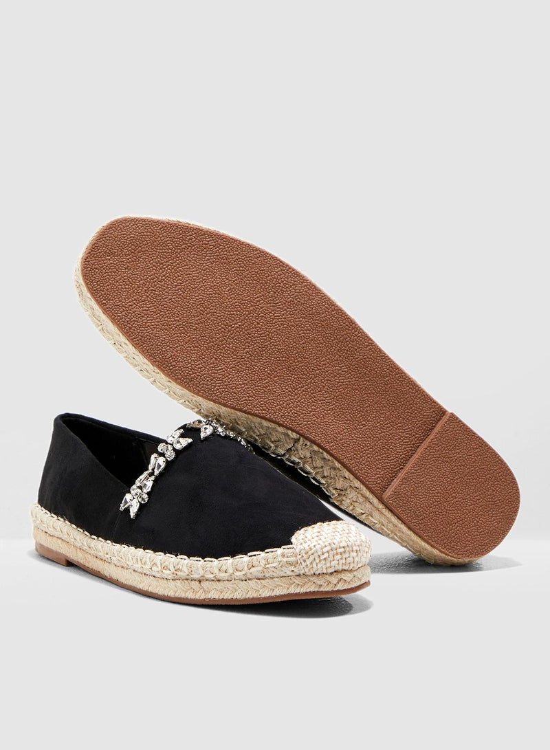 ELLA Espadrilles With Embellishment Detail - Image 4
