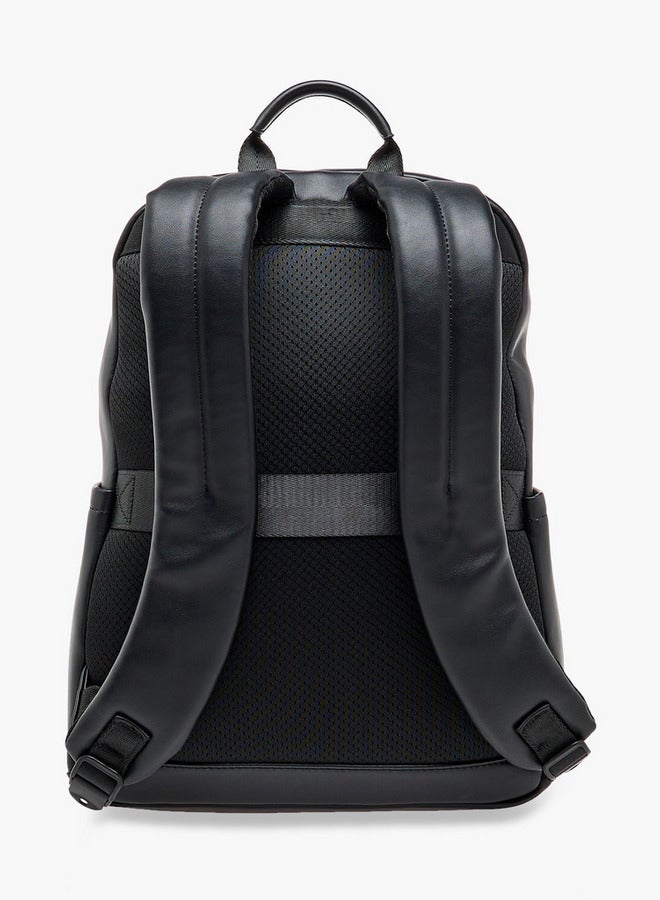 DUCHINI Solid Backpack with Adjustable Shoulder Straps - 31x17x43 cm - Image 3