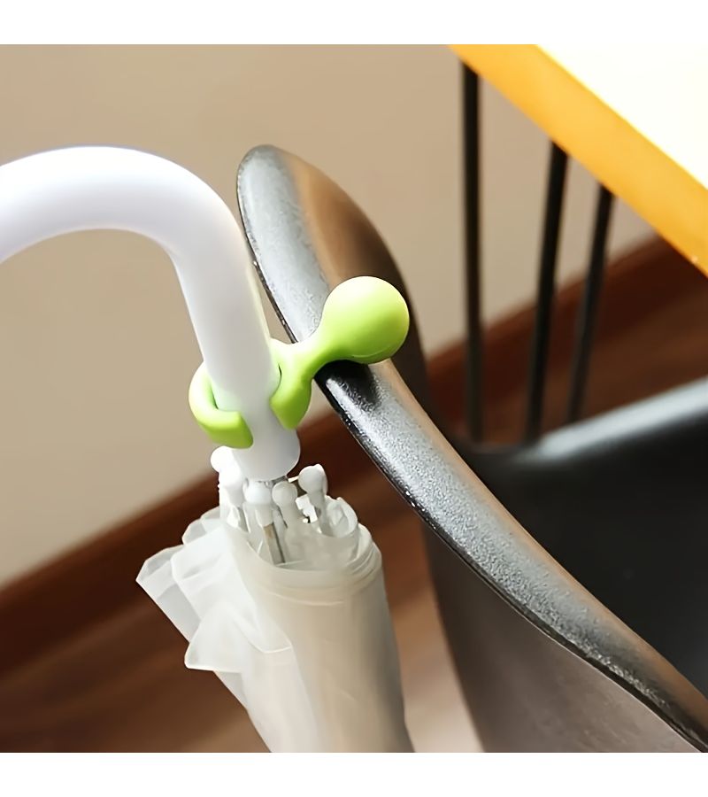 12pcs Umbrella Holder Hook Portable Mount For Door Or Wall Cyan 1 - Image 4