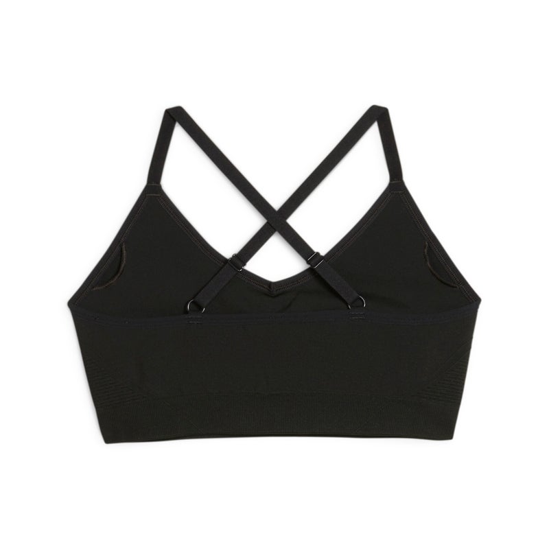 PUMA MOVE SHAPELUXE SEAMLESS Womens Black Sports Bra - Image 5