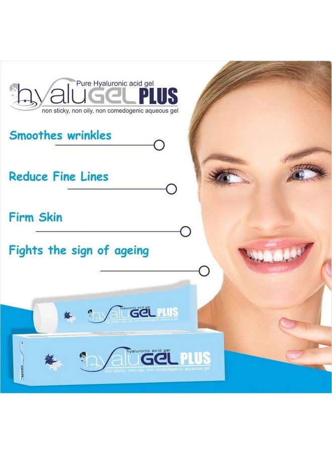 ETHIGLO Hyalugel Plus Hyaluronic Acid Gel (Paraben Free) - Moisturizer and Conditioner for the oily and acne prone skin : Pack of 3 - Image 4