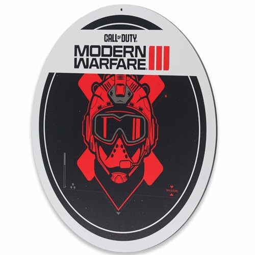 Open Road Brands Call of Duty Modern Warfare 3 Ghost Round Metal Sign - Call of Duty Wall Decor for Man Cave or Teen Room - Image 2
