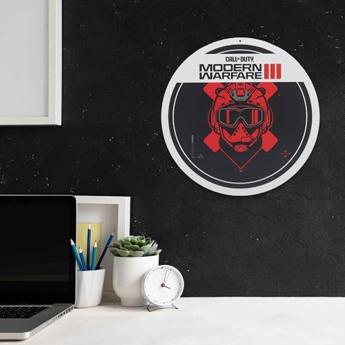 Open Road Brands Call of Duty Modern Warfare 3 Ghost Round Metal Sign - Call of Duty Wall Decor for Man Cave or Teen Room - Image 5