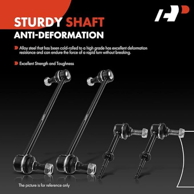 A-Premium 4Pcs Front Rear Sway Bar Link Stabilizer Link Kit Compatible With Chevrolet Equinox 20082017 Gmc Terrain 20102017 Pontiac Torrent 20082009 - Image 5