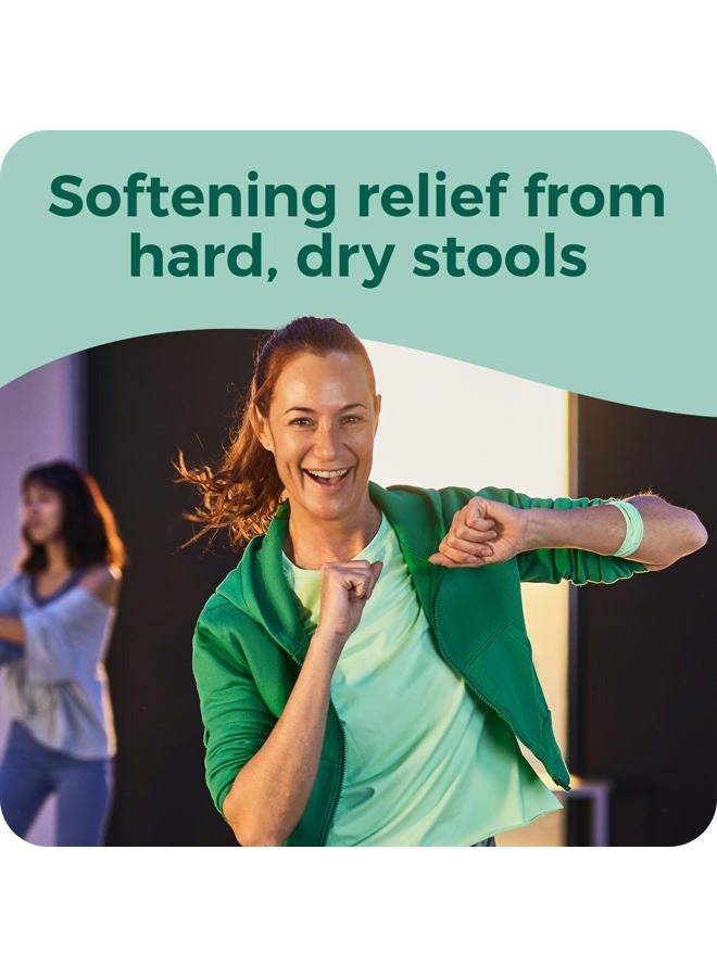 DULCOLAX Stool Softener Laxative Liquid Gel Capsules, Gentle Constipation Relief for Hard, Dry Stools, Docusate Sodium 100 mg, 100 Count - Image 4