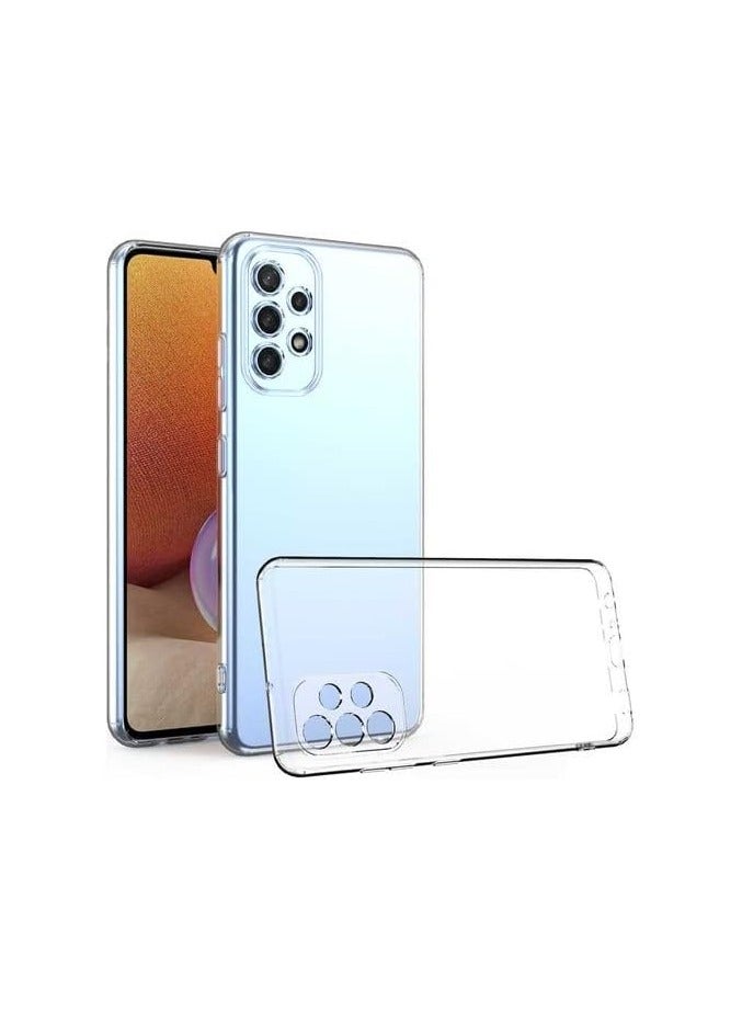 Bills Samsung Galaxy A53 Case - Crystal Clear Soft TPU Slim Anti-Shock Transparent Back Cover with Reinforced Bumper Corners for Ultimate Protection - Image 1
