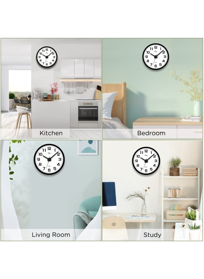Wallarge  Night Light Wall Clock for Bedroom - Silent Lighted up Wall Clock Glow in The Dark  Battery Operated for Living Room Kitchen  Easy to Read Large Digital Display  13 Inch  - Image 5