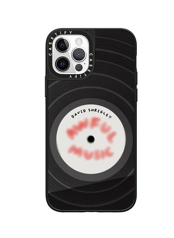 Casetify For iPhone 15 Pro Case -Black Vinyl Record Design Protective Case - Image 2