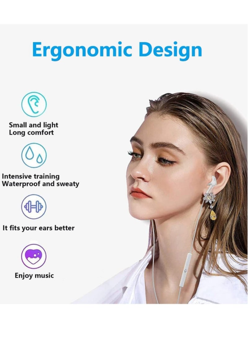 ELTRAZONE - Lightning Headphone Wired for iPhone 14[Apple MFi Certified] Built-in Microphone & Volume Control, in-Ear Stereo Headset Compatible with iPhone 13 Mini/SE/13 Pro/14Pro Max/11/X/8 7-All iOS System - Image 1