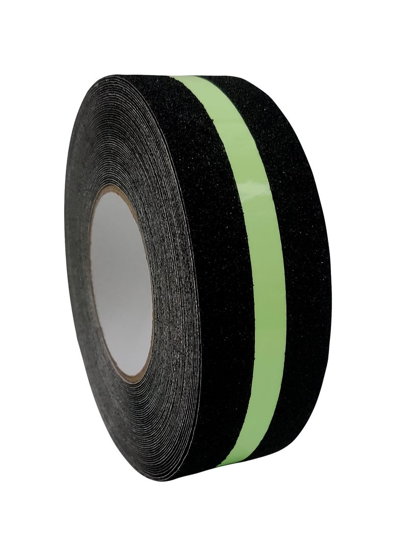 Patron Luminous Anti Slip Tape Glowing in Dark Adhesive High Traction Safety Tape For Stairs Steps Decking Indoor & Outdoor - 2" x 18 MTR - Image 1