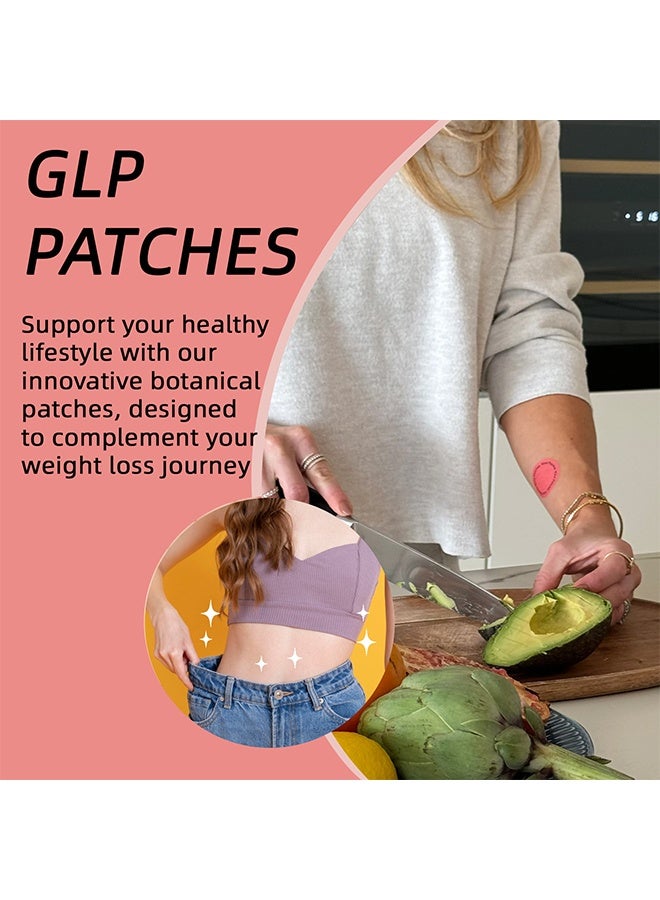 بقع لطيفة لصقات GLP-1، مع إل-جلوتامين، البربرين، الكروم، الرمان والقرفة - 30 لصقة - Image 3