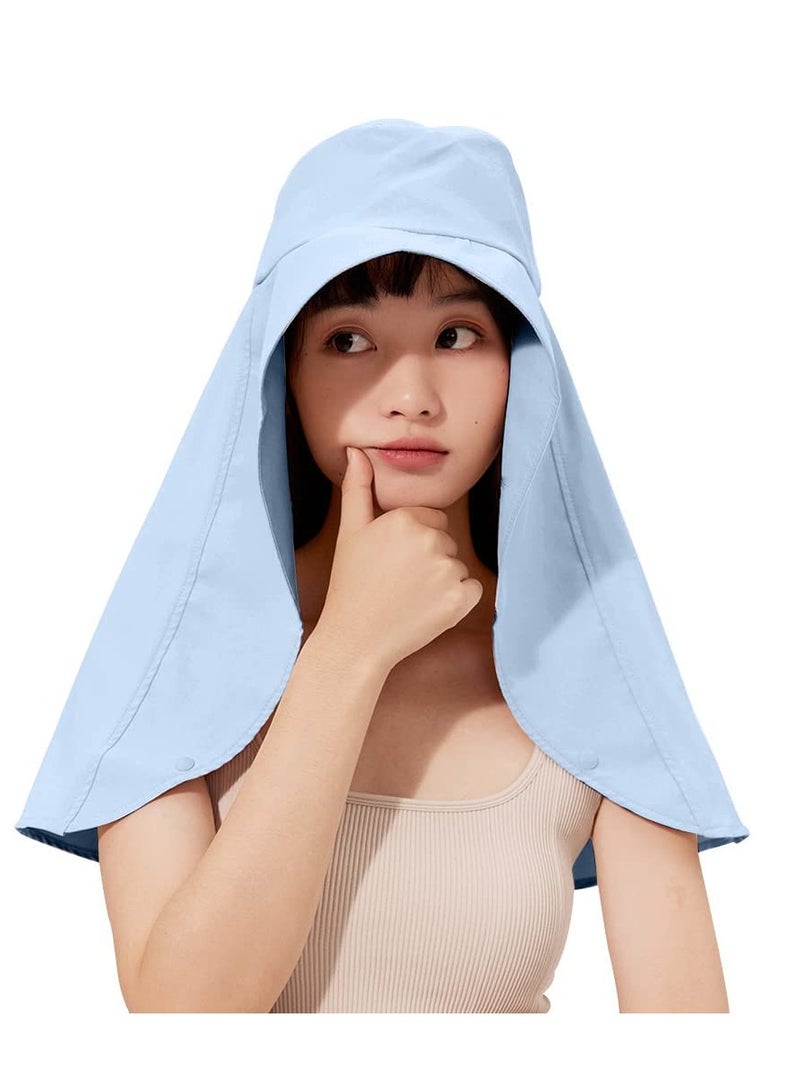 Outdoor Sunshade Hat with 50 + UPF Protective Wide Brim Fisherman's Neck Flap Sunscreen Anti Mosquito Ultraviolet Go Out Fishing Play For Men and Women - Image 1