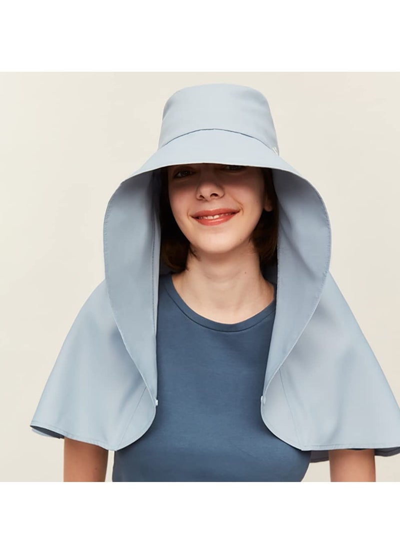 Outdoor Sunshade Hat with 50 + UPF Protective Wide Brim Fisherman's Neck Flap Sunscreen Anti Mosquito Ultraviolet Go Out Fishing Play For Men and Women - Image 5