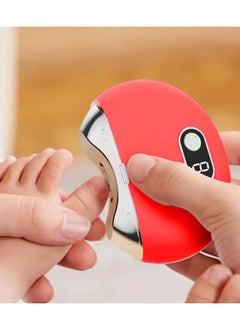 Yuwell Automatic Electric Nail Clippers Professional Nail Trimmer For Adults Seniors Infant Baby Kids Men Women Red  - Image 4