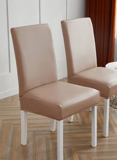 8-Piece Stretch Chair Covers for Dining Room Waterproof Leather Elastic Dining Chair Protector Cover Removable Washable - pzsku/Z7B6DB5C4527AF7B4E7A6Z/45/_/1726221453/c86a0f43-5905-4909-a4f6-9e544312aef8