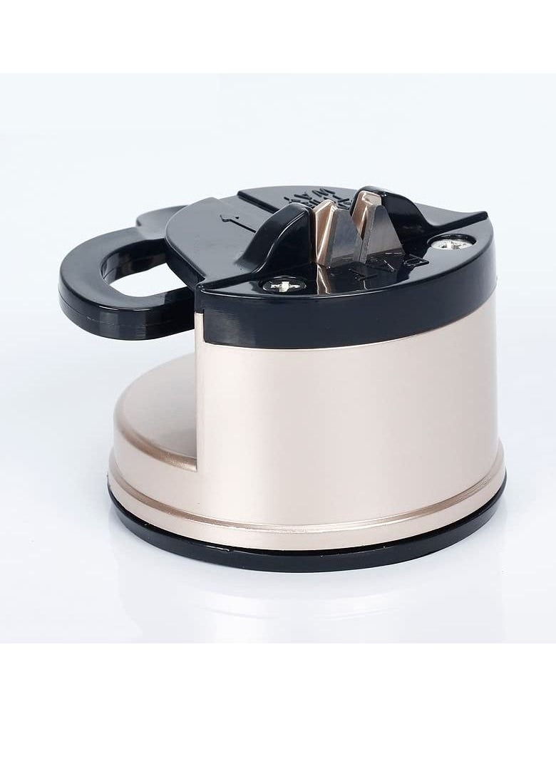 SYOSI Suction Cup Knife Sharpener, Kitchen and Pocket Knifes Sharpening Tool with Manual Precision Blades Sharpening Feature  - Image 1