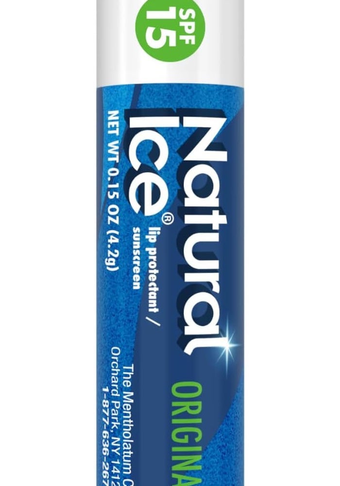 Mentholatum Natural Ice Lip Balm Original SPF 15 - Pack of 3 - Image 4
