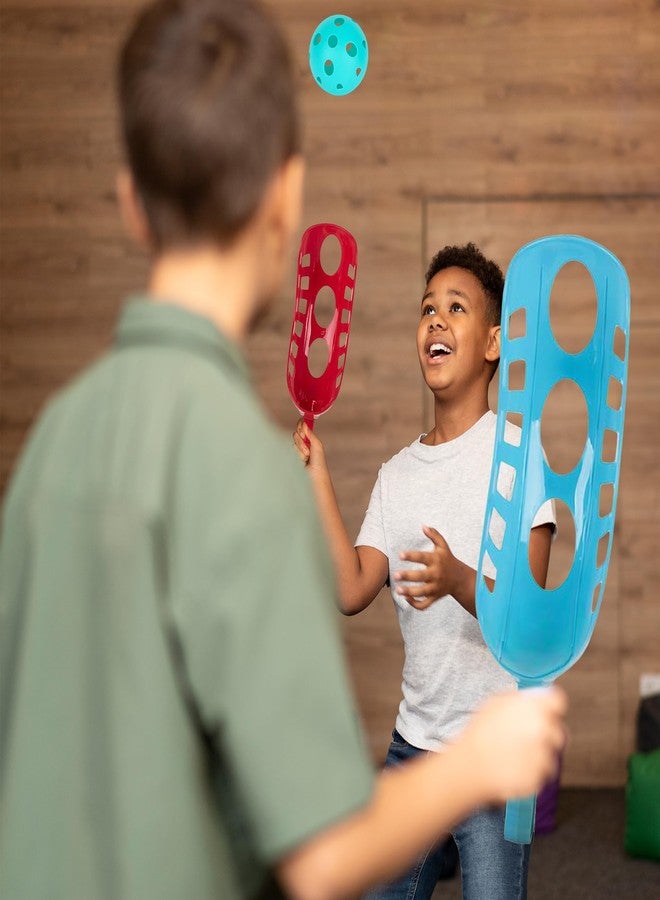 ArtCreativity Plastic Replacement Balls for Scoop Game - Set of 12 Lightweight Airflow Balls in 4 Bright Colors - Durable Outdoor Play Accessories for Kids & Adults - Great for Backyard & Beach Fun - Image 5