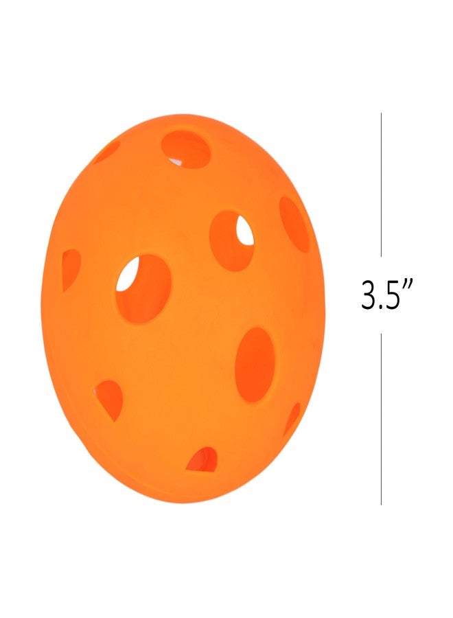 ArtCreativity Plastic Replacement Balls for Scoop Game - Set of 12 Lightweight Airflow Balls in 4 Bright Colors - Durable Outdoor Play Accessories for Kids & Adults - Great for Backyard & Beach Fun - Image 4