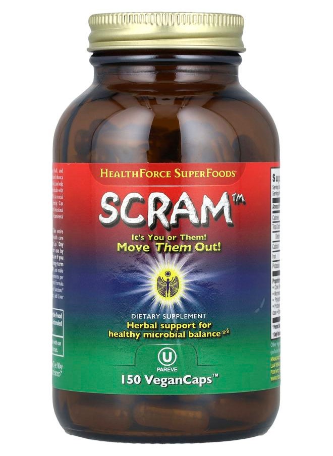 HEALTHFORCE SUPERFOODS Scram™ 150 VeganCaps 