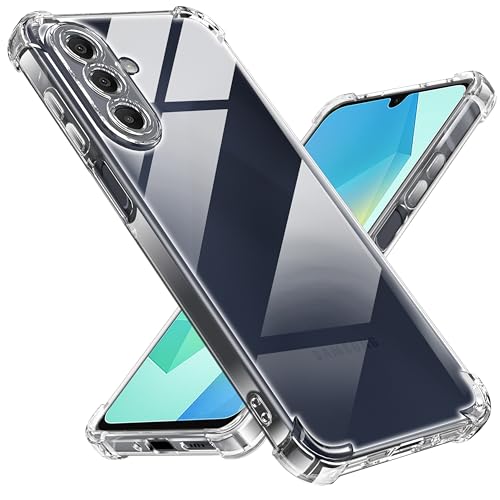 Lustree Case Perfect Fitting Hybrid Edge to Edge Bumper Side Protection Transparent Back Cover for Samsung Galaxy A17 5G / M17 -Transparent - Image 1