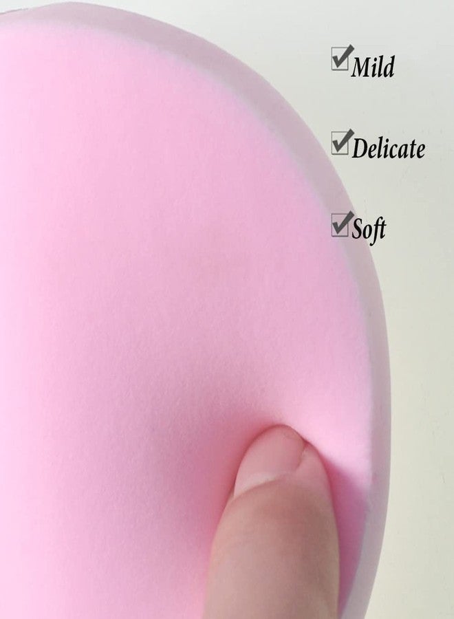 AKOAK 4 Pieces Color Facial Cleansing Sponge, Wet Soft Powder Puff, Reusable Facial Sponge for Daily Cleansing and Gentle Exfoliation, Makeup Remover, Face Wash, Makeup and Dead Skin - Image 5