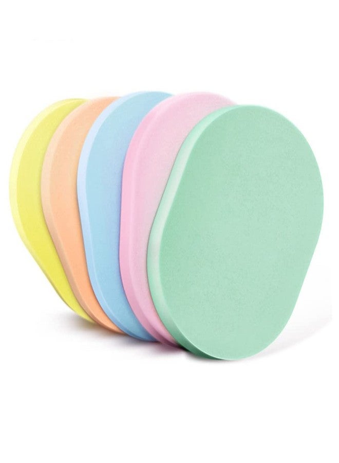 AKOAK 4 Pieces Color Facial Cleansing Sponge, Wet Soft Powder Puff, Reusable Facial Sponge for Daily Cleansing and Gentle Exfoliation, Makeup Remover, Face Wash, Makeup and Dead Skin - Image 1