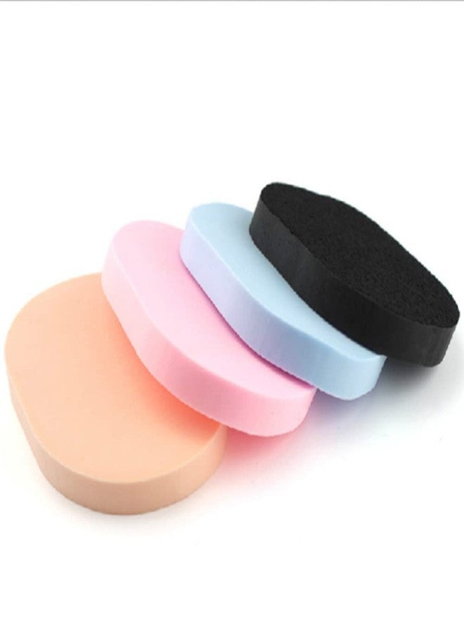 AKOAK 4 Pieces Color Facial Cleansing Sponge, Wet Soft Powder Puff, Reusable Facial Sponge for Daily Cleansing and Gentle Exfoliation, Makeup Remover, Face Wash, Makeup and Dead Skin - Image 3